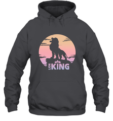 Disney Lion King Simba Crown Logo Gradient Sunset Silhouette Hooded Sweatshirt Hooded Sweatshirt - HorseTee
