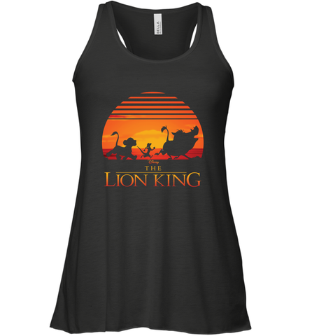 Disney Lion King Classic Sunset Squad Women's Tank Top Women's Tank Top / Black / XS Women's Tank Top - HorseTee