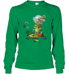 Disney Lion King Simba Silhouette Graphic Long Sleeve T-Shirt Long Sleeve T-Shirt - HorseTee