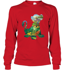 Disney Lion King Simba Silhouette Graphic Long Sleeve T-Shirt Long Sleeve T-Shirt - HorseTee
