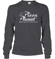 Disney Pixar Toy Story Pizza Planet Distressed Logo Long Sleeve T-Shirt Long Sleeve T-Shirt - HorseTee