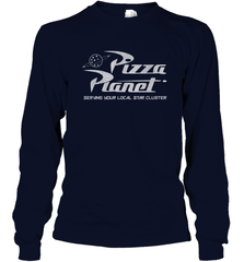 Disney Pixar Toy Story Pizza Planet Distressed Logo Long Sleeve T-Shirt Long Sleeve T-Shirt - HorseTee