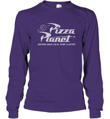 Disney Pixar Toy Story Pizza Planet Distressed Logo Long Sleeve T-Shirt Long Sleeve T-Shirt - HorseTee