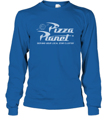 Disney Pixar Toy Story Pizza Planet Distressed Logo Long Sleeve T-Shirt Long Sleeve T-Shirt - HorseTee