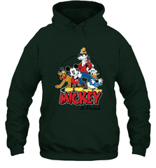 Disney Mickey Mouse and Friends Hooded Sweatshirt Hooded Sweatshirt - HorseTee
