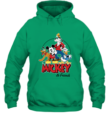 Disney Mickey Mouse and Friends Hooded Sweatshirt Hooded Sweatshirt - HorseTee