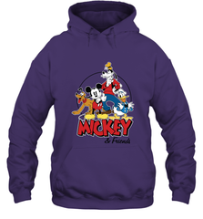 Disney Mickey Mouse and Friends Hooded Sweatshirt Hooded Sweatshirt - HorseTee