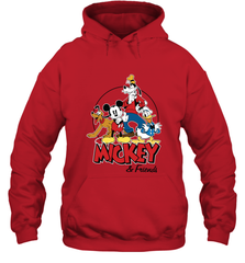 Disney Mickey Mouse and Friends Hooded Sweatshirt Hooded Sweatshirt - HorseTee