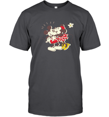 Disney Vintage Mickey Minnie Mouse Kiss  Funny Mickey Mouse Men's T-Shirt Men's T-Shirt - HorseTee