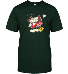 Disney Vintage Mickey Minnie Mouse Kiss  Funny Mickey Mouse Men's T-Shirt Men's T-Shirt - HorseTee