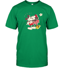 Disney Vintage Mickey Minnie Mouse Kiss  Funny Mickey Mouse Men's T-Shirt Men's T-Shirt - HorseTee