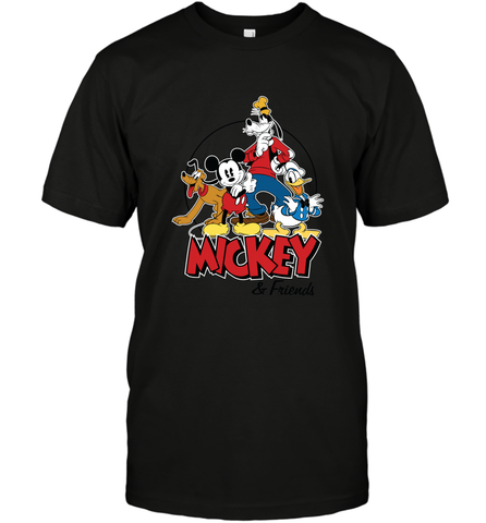 Disney Mickey Mouse and Friends Men's T-Shirt Men's T-Shirt / Black / S Men's T-Shirt - HorseTee