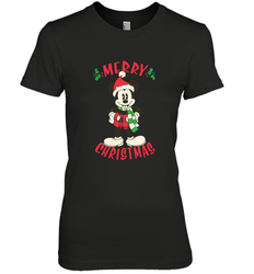 Disney Vintage Mickey Mouse Merry Christmas Women's Premium T-Shirt