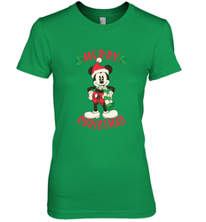 Disney Vintage Mickey Mouse Merry Christmas Women's Premium T-Shirt