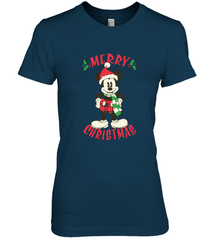 Disney Vintage Mickey Mouse Merry Christmas Women's Premium T-Shirt Women's Premium T-Shirt - HorseTee