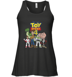 Disney Pixar Toy Story 4 Main Cast Movie Logo Poster Women's Tank Top