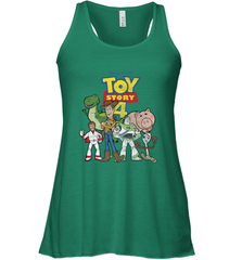 Disney Pixar Toy Story 4 Main Cast Movie Logo Poster Women's Tank Top Women's Tank Top - HorseTee