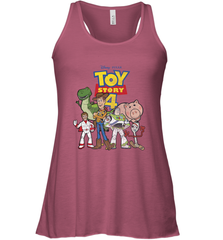 Disney Pixar Toy Story 4 Main Cast Movie Logo Poster Women's Tank Top Women's Tank Top - HorseTee