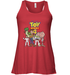 Disney Pixar Toy Story 4 Main Cast Movie Logo Poster Women's Tank Top Women's Tank Top - HorseTee