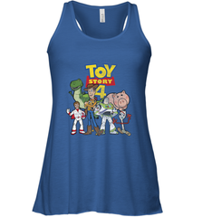 Disney Pixar Toy Story 4 Main Cast Movie Logo Poster Women's Tank Top Women's Tank Top - HorseTee