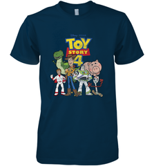 Disney Pixar Toy Story 4 Main Cast Movie Logo Poster Men's Premium T-Shirt Men's Premium T-Shirt - HorseTee