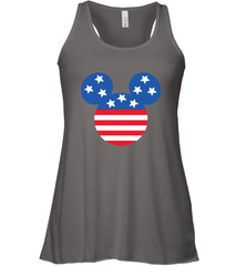 Disney Mickey Mouse Head America Flag Women's Tank Top Women's Tank Top - HorseTee
