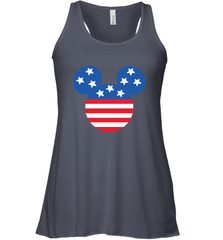Disney Mickey Mouse Head America Flag Women's Tank Top Women's Tank Top - HorseTee
