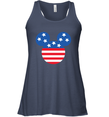 Disney Mickey Mouse Head America Flag Women's Tank Top Women's Tank Top - HorseTee