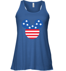 Disney Mickey Mouse Head America Flag Women's Tank Top Women's Tank Top - HorseTee