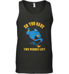Disney Aladdin Genie So You Have Two Wishes Left Portrait Men's Tank Top