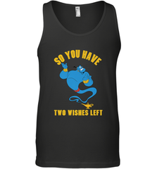 Disney Aladdin Genie So You Have Two Wishes Left Portrait Men's Tank Top Men's Tank Top - HorseTee