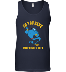 Disney Aladdin Genie So You Have Two Wishes Left Portrait Men's Tank Top