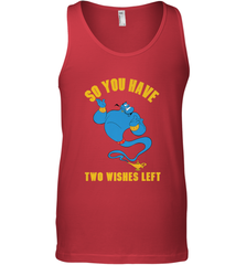 Disney Aladdin Genie So You Have Two Wishes Left Portrait Men's Tank Top Men's Tank Top - HorseTee