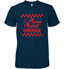 Disney Pixar Toy Story Pizza Planet Checkered Logo Men's Premium T-Shirt Men's Premium T-Shirt - HorseTee