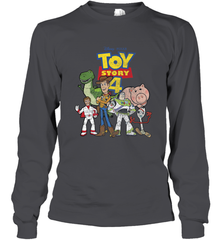 Disney Pixar Toy Story 4 Main Cast Movie Logo Poster Long Sleeve T-Shirt Long Sleeve T-Shirt - HorseTee