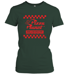 Disney Pixar Toy Story Pizza Planet Checkered Logo Women's T-Shirt Women's T-Shirt - HorseTee