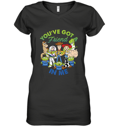 Disney Pixar Toy Story Cartoon You Have Got A Friend In Me Women's V-Neck T-Shirt