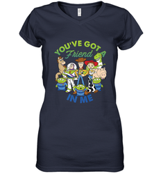 Disney Pixar Toy Story Cartoon You Have Got A Friend In Me Women's V-Neck T-Shirt
