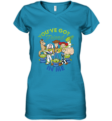 Disney Pixar Toy Story Cartoon You Have Got A Friend In Me Women's V-Neck T-Shirt Women's V-Neck T-Shirt - HorseTee