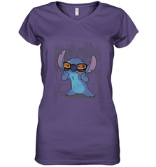Disney Lilo and Stitch Hawaii Beach Women's V-Neck T-Shirt Women's V-Neck T-Shirt - HorseTee