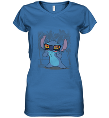 Disney Lilo and Stitch Hawaii Beach Women's V-Neck T-Shirt Women's V-Neck T-Shirt - HorseTee