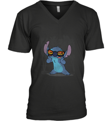 Disney Lilo and Stitch Hawaii Beach Men's V-Neck T-Shirt Men's V-Neck T-Shirt - HorseTee