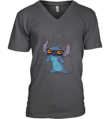 Disney Lilo and Stitch Hawaii Beach Men's V-Neck T-Shirt Men's V-Neck T-Shirt - HorseTee