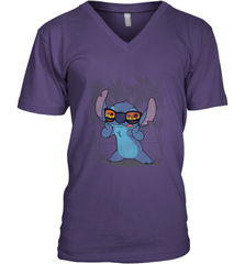 Disney Lilo and Stitch Hawaii Beach Men's V-Neck T-Shirt Men's V-Neck T-Shirt - HorseTee
