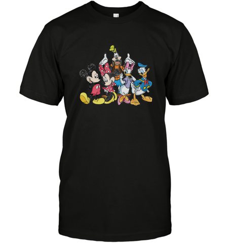 Disney Mickey and Friends Men's T-Shirt Men's T-Shirt / Black / S Men's T-Shirt - HorseTee