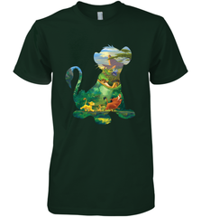 Disney Lion King Simba Silhouette Graphic Men's Premium T-Shirt Men's Premium T-Shirt - HorseTee