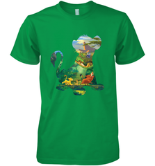 Disney Lion King Simba Silhouette Graphic Men's Premium T-Shirt Men's Premium T-Shirt - HorseTee