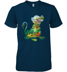 Disney Lion King Simba Silhouette Graphic Men's Premium T-Shirt Men's Premium T-Shirt - HorseTee