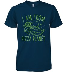 Disney Pixar Toy Story Neon Green Alien Pizza Planet I Am From Pizza Planet Men's Premium T-Shirt Men's Premium T-Shirt - HorseTee