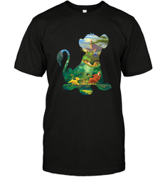 Disney Lion King Simba Silhouette Graphic Men's T-Shirt
